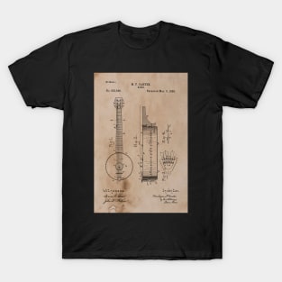 Vintage Banjo Patent T-Shirt